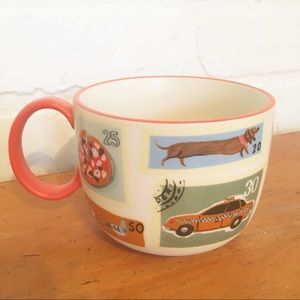 ANTHROPOLOGIE hello beautiful Oversize Coffee Mug